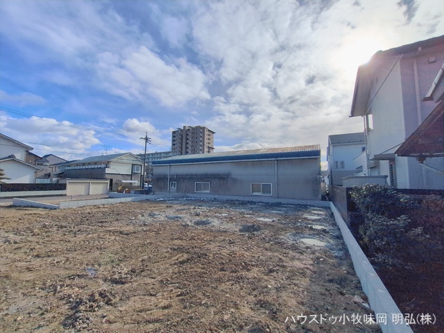 愛知県小牧市中央3丁目の新築戸建て更地・土地写真 2026年1月21日撮影
