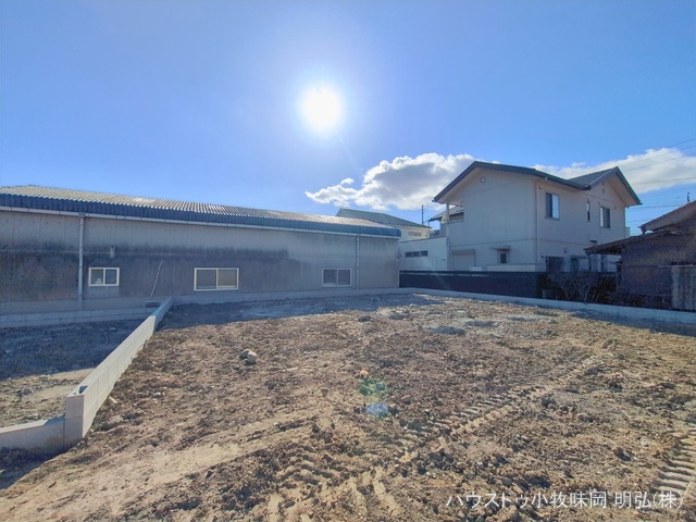 愛知県小牧市中央3丁目の新築戸建て更地・土地写真 2026年2月8日撮影