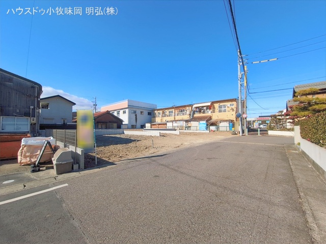 愛知県小牧市中央3丁目の新築戸建て更地・土地写真 2026年2月8日撮影