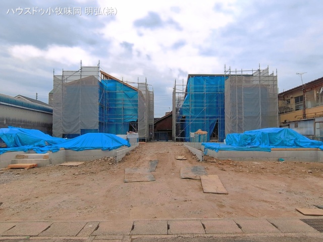 愛知県小牧市中央3丁目の新築戸建て上棟写真 2026年4月21日撮影