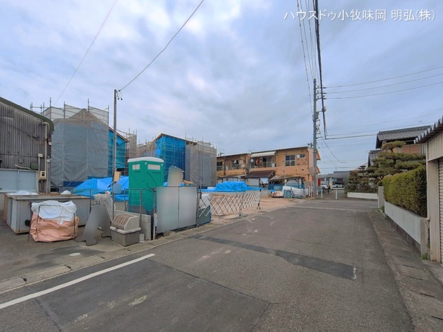 愛知県小牧市中央3丁目の新築戸建て上棟写真 2026年4月21日撮影