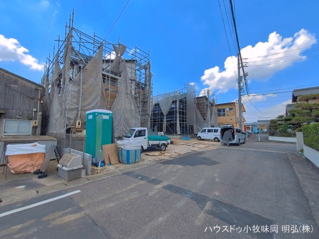 愛知県小牧市中央３丁目の新築戸建て外構写真 2026年6月11日撮影
