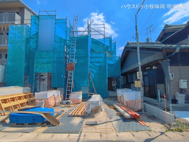 愛知県丹羽郡大口町余野２丁目の新築戸建てシート写真 2026年5月14日撮影