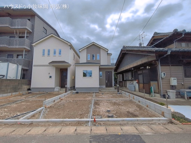 愛知県丹羽郡大口町余野２丁目の新築戸建て外構写真 2026年6月7日撮影