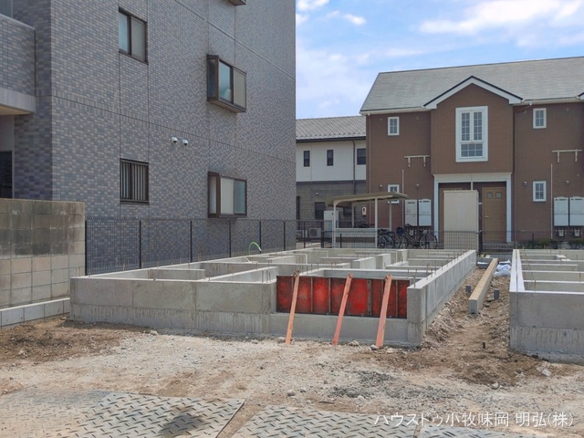 愛知県丹羽郡大口町余野２丁目の新築戸建て基礎写真 2026年4月13日撮影