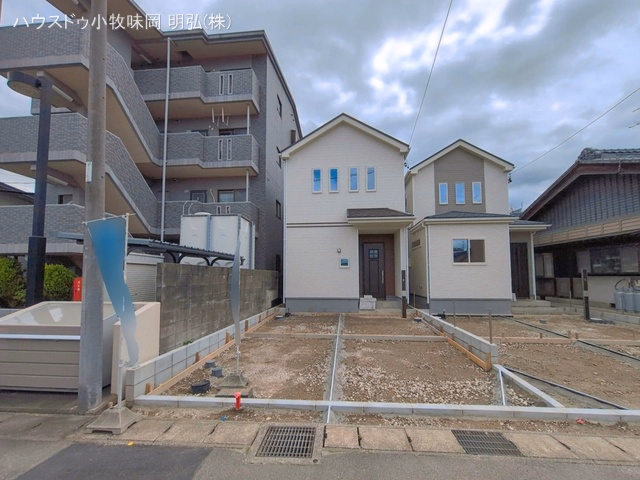 愛知県丹羽郡大口町余野２丁目の新築戸建て外構写真 2026年6月7日撮影