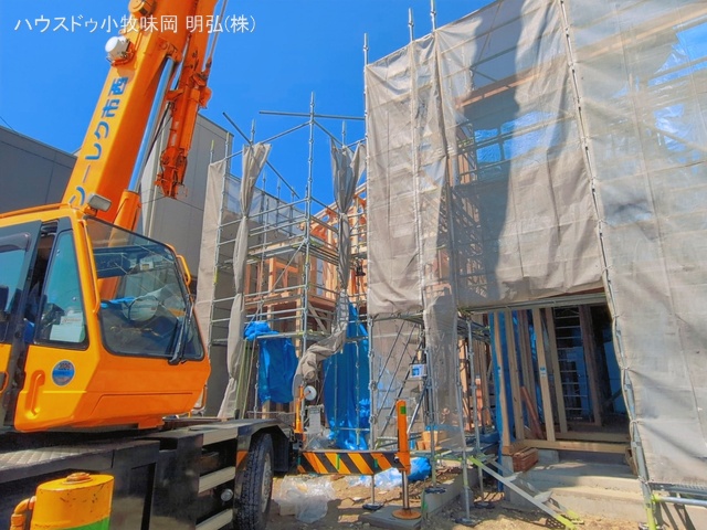 愛知県小牧市小牧１丁目の新築戸建て上棟写真 2026年4月2日撮影