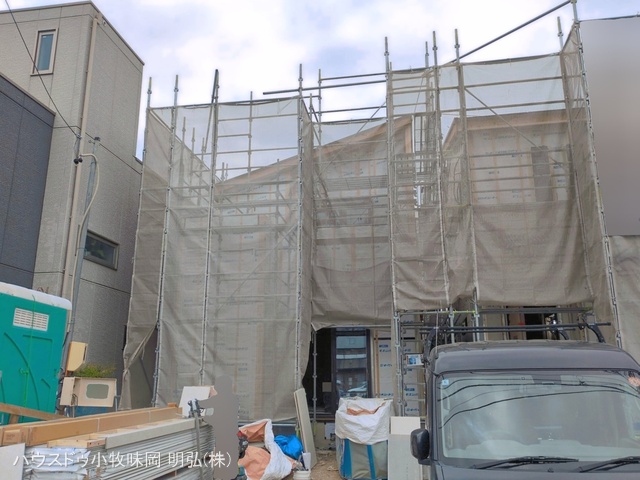 愛知県小牧市小牧１丁目の新築戸建てシート写真 2026年4月21日撮影