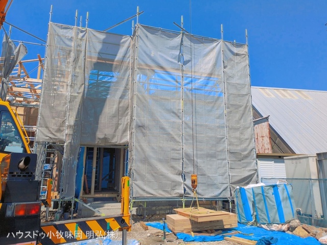 愛知県小牧市小牧１丁目の新築戸建て上棟写真 2026年4月2日撮影