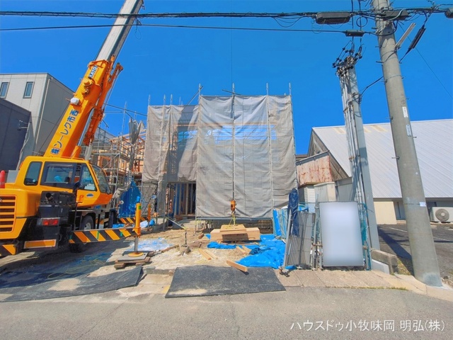 愛知県小牧市小牧１丁目の新築戸建て上棟写真 2026年4月2日撮影