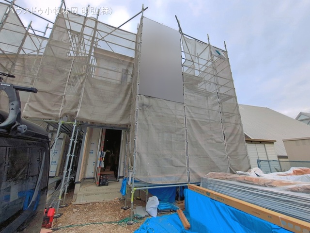 愛知県小牧市小牧１丁目の新築戸建てシート写真 2026年4月21日撮影