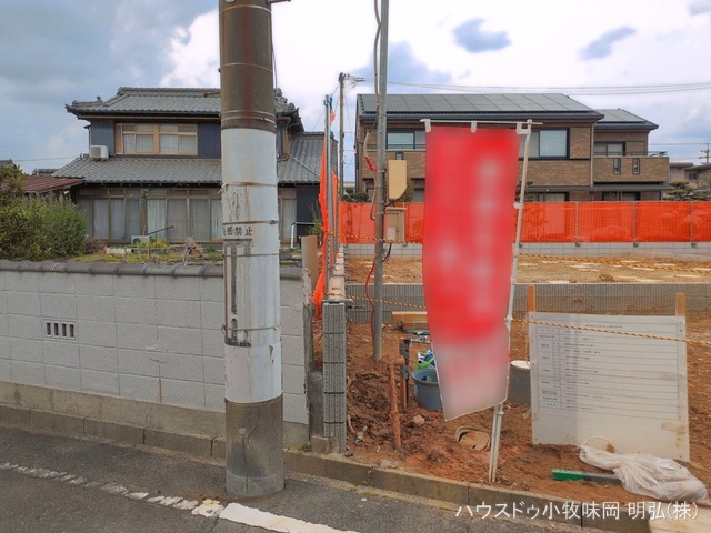 愛知県犬山市大字羽黒字小豆田の新築戸建て更地・土地写真 2026年3月29日撮影
