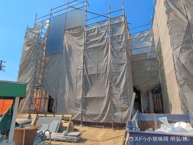 愛知県犬山市大字羽黒字小豆田の新築戸建てシート写真 2026年5月14日撮影