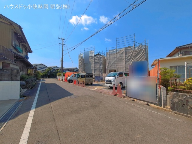 愛知県犬山市大字羽黒字小豆田の新築戸建てシート写真 2026年5月14日撮影