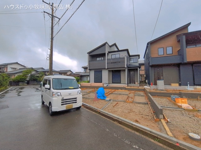 愛知県犬山市大字羽黒字小豆田の新築戸建て外構写真 2026年6月24日撮影