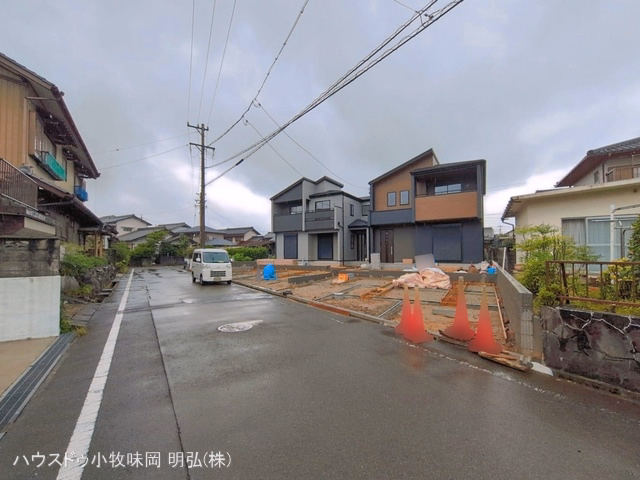 愛知県犬山市大字羽黒字小豆田の新築戸建て外構写真 2026年6月24日撮影