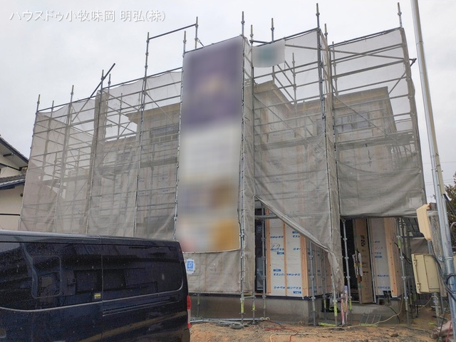 愛知県小牧市古雅４丁目の新築戸建てシート写真 2026年2月24日撮影