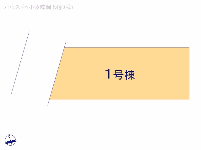 愛知県小牧市大字横内の新築戸建て全体区画図 ※図面と異なる場合は現況を優先