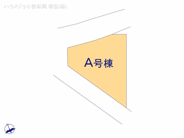 愛知県小牧市大字本庄の新築戸建て全体区画図 ※図面と異なる場合は現況を優先