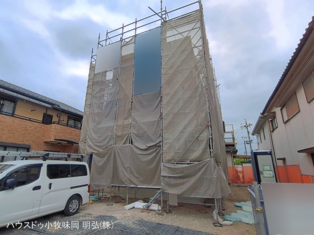 愛知県小牧市下小針中島３丁目の新築戸建て上棟写真 2026年5月27日撮影