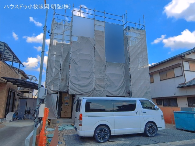 愛知県小牧市下小針中島３丁目の新築戸建てシート写真 2026年6月11日撮影