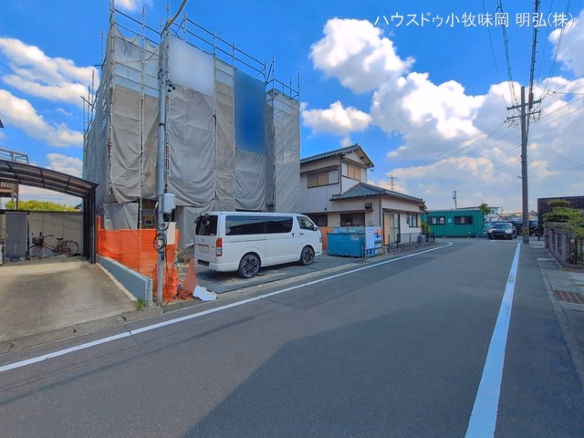 愛知県小牧市下小針中島３丁目の新築戸建てシート写真 2026年6月11日撮影