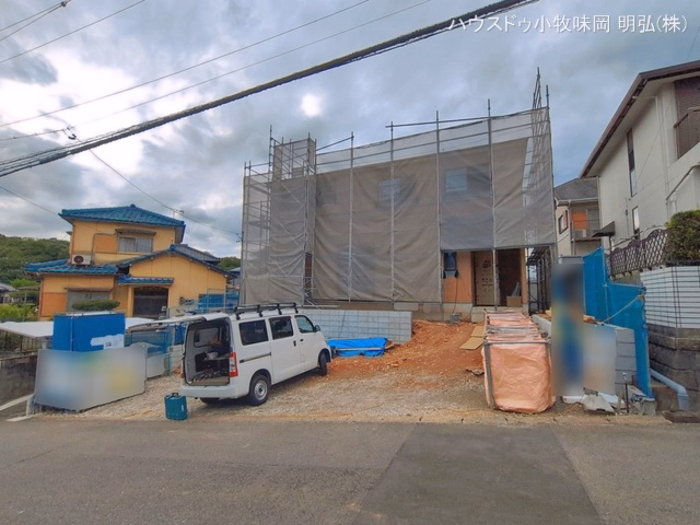愛知県犬山市大字羽黒字堂ケ洞の新築戸建て上棟写真 2026年6月7日撮影