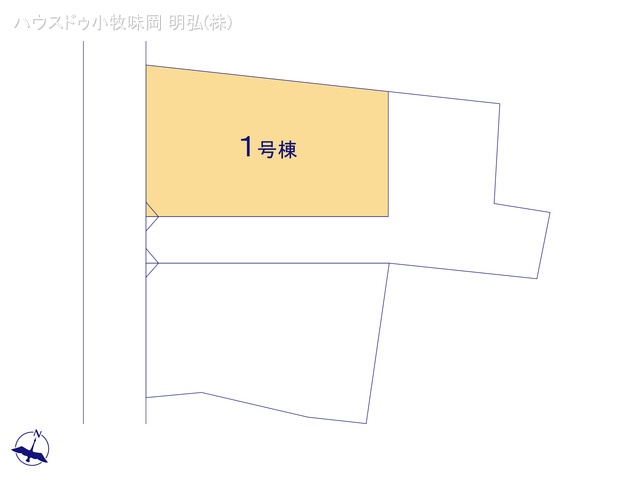 愛知県小牧市大字東田中の新築戸建て全体区画図 ※図面と異なる場合は現況を優先