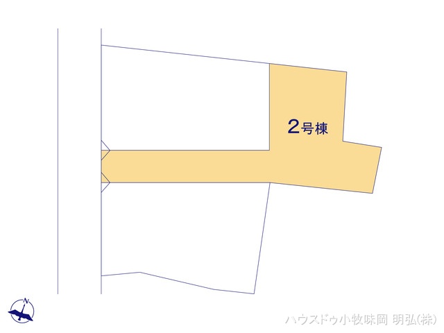 愛知県小牧市大字東田中の新築戸建て全体区画図 ※図面と異なる場合は現況を優先