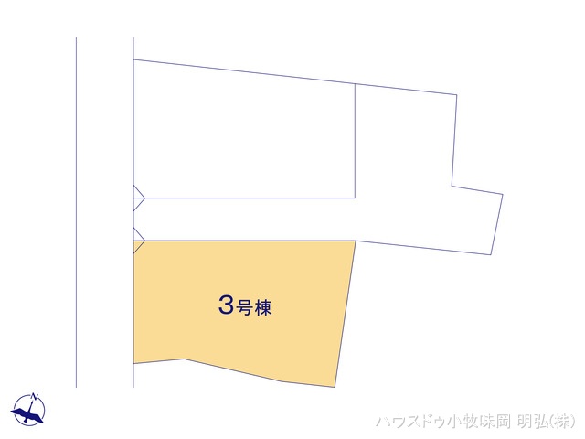愛知県小牧市大字東田中の新築戸建て全体区画図 ※図面と異なる場合は現況を優先