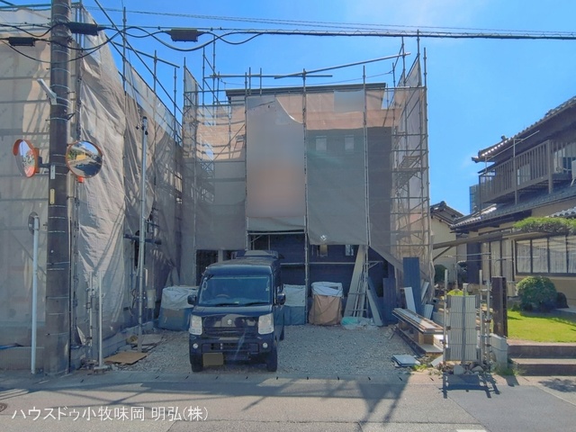 愛知県丹羽郡扶桑町大字柏森字寺裏の新築戸建てシート写真 2026年5月24日撮影