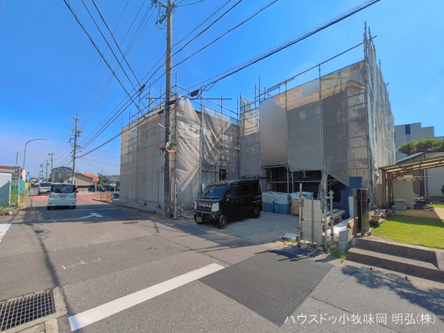 愛知県丹羽郡扶桑町大字柏森字寺裏の新築戸建てシート写真 2026年5月24日撮影