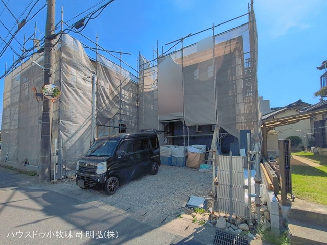 愛知県丹羽郡扶桑町大字柏森字寺裏の新築戸建てシート写真 2026年5月24日撮影