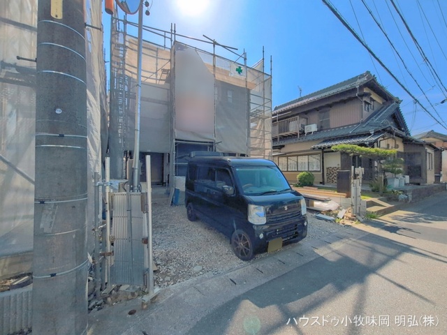 愛知県丹羽郡扶桑町大字柏森字寺裏の新築戸建てシート写真 2026年5月24日撮影