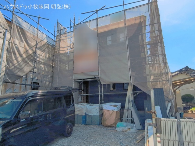 愛知県丹羽郡扶桑町大字柏森字寺裏の新築戸建てシート写真 2026年5月24日撮影