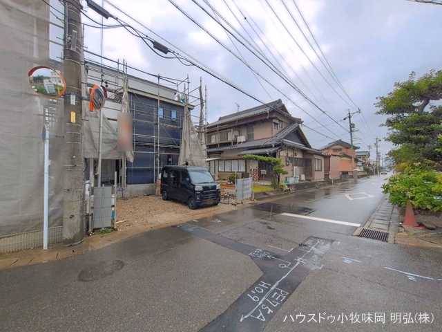 愛知県丹羽郡扶桑町大字柏森字寺裏の新築戸建てシート写真 2026年6月24日撮影