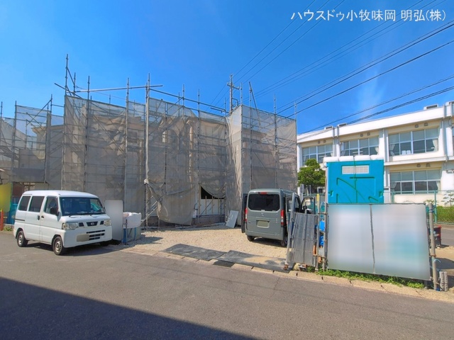 愛知県丹羽郡扶桑町大字柏森字寺裏の新築戸建てシート写真 2026年5月24日撮影