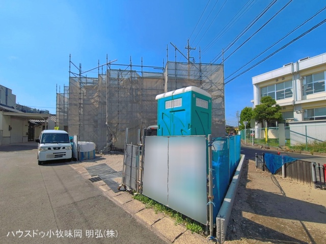 愛知県丹羽郡扶桑町大字柏森字寺裏の新築戸建てシート写真 2026年5月24日撮影