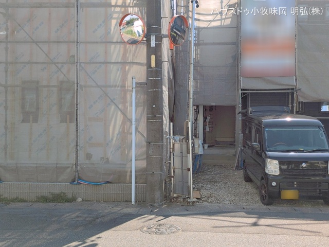 愛知県丹羽郡扶桑町大字柏森字寺裏の新築戸建てシート写真 2026年5月24日撮影