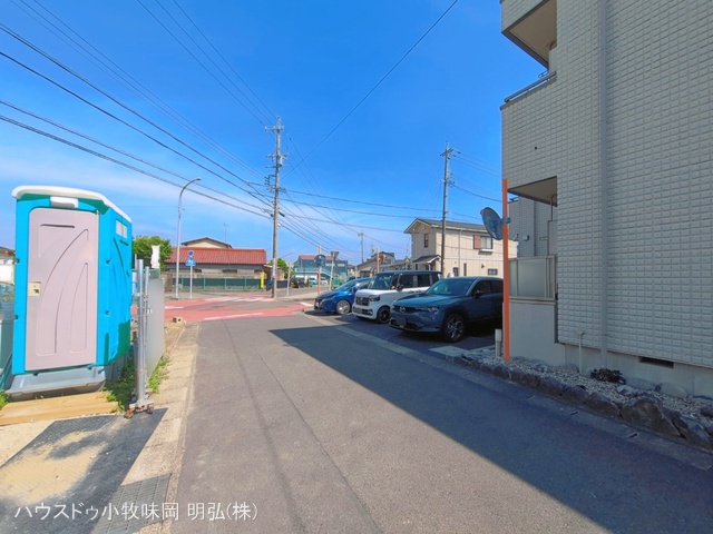 愛知県丹羽郡扶桑町大字柏森字寺裏の新築戸建てシート写真 2026年5月24日撮影