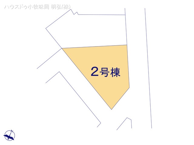 愛知県丹羽郡扶桑町大字柏森字寺裏の新築戸建て全体区画図 ※図面と異なる場合は現況を優先