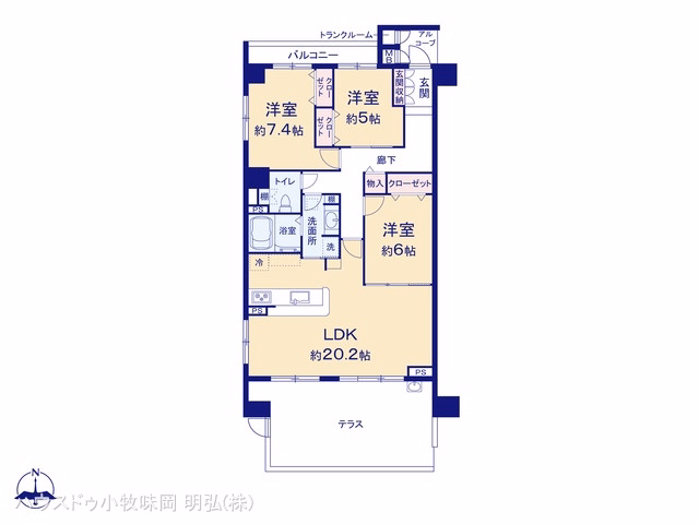グリーンベル犬山 間取図