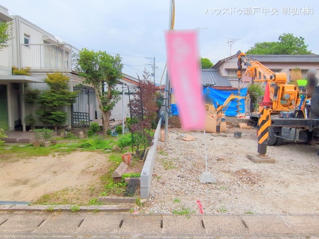 愛知県瀬戸市秋葉町の新築戸建て更地・土地写真 2025年5月26日撮影