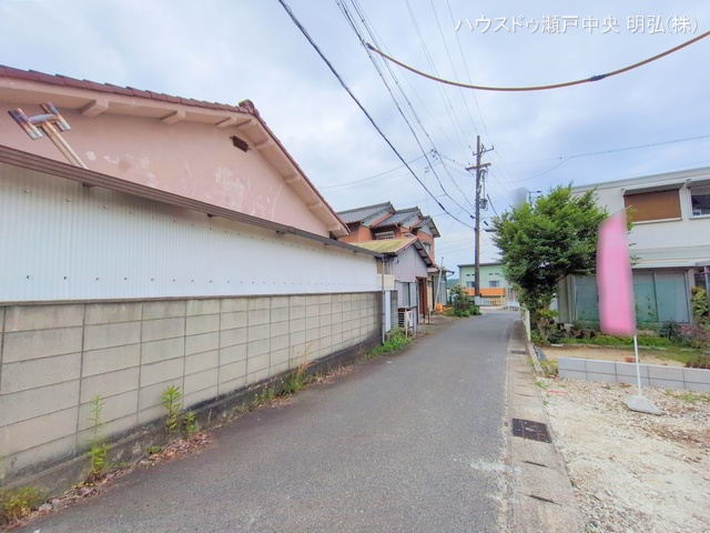 愛知県瀬戸市秋葉町の新築戸建て更地・土地写真 2025年5月26日撮影
