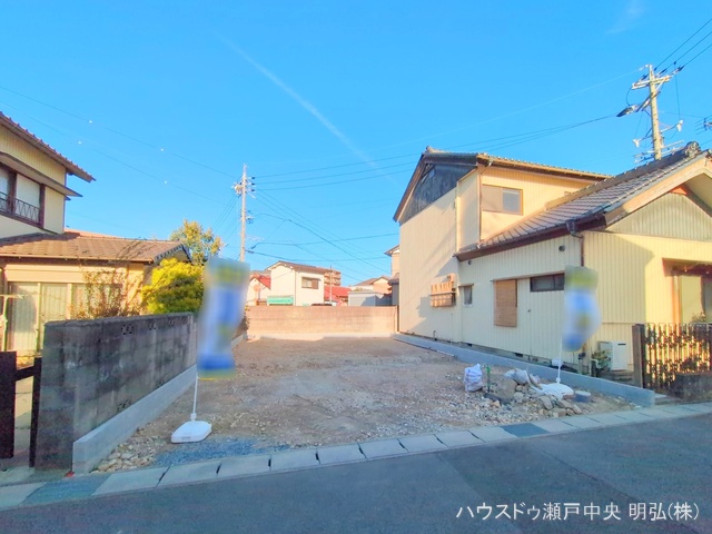 愛知県尾張旭市南原山町赤土の新築戸建て更地・土地写真 2025年12月9日撮影