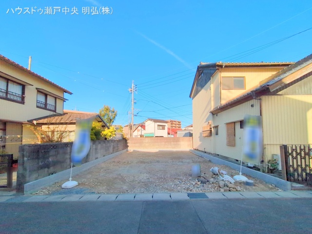 愛知県尾張旭市南原山町赤土の新築戸建て更地・土地写真 2025年12月9日撮影