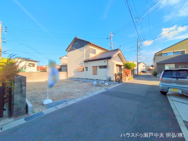愛知県尾張旭市南原山町赤土の新築戸建て更地・土地写真 2025年12月9日撮影