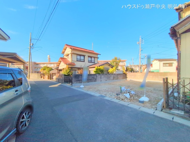 愛知県尾張旭市南原山町赤土の新築戸建て更地・土地写真 2025年12月9日撮影