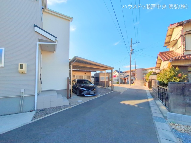 愛知県尾張旭市南原山町赤土の新築戸建て更地・土地写真 2025年12月9日撮影