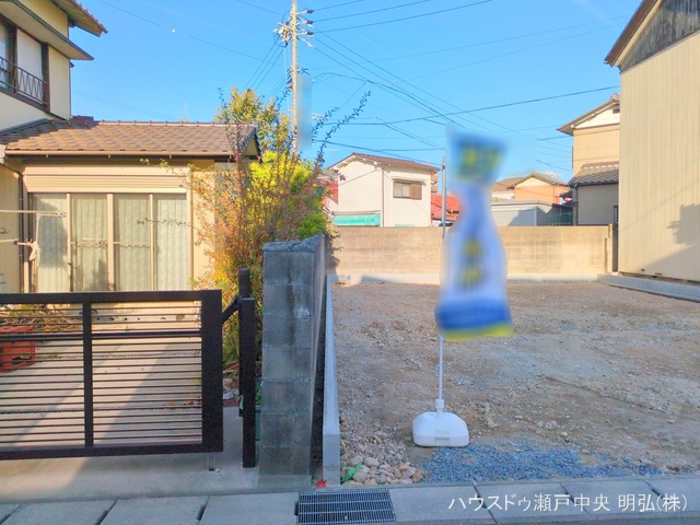 愛知県尾張旭市南原山町赤土の新築戸建て更地・土地写真 2025年12月9日撮影